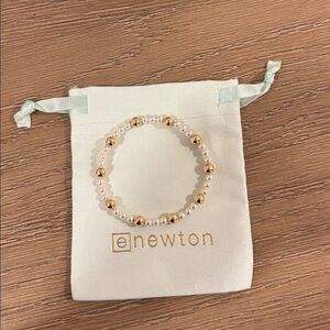 Enewton purpose pearl 4mm gold bracelet